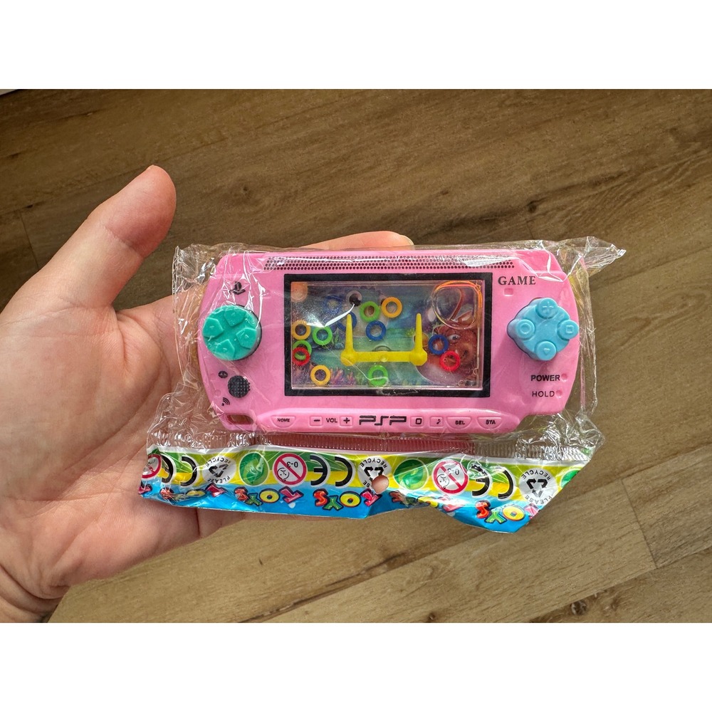 Pink Water Game Toy Portable Retro‎ Handheld Electronic Game for Kids